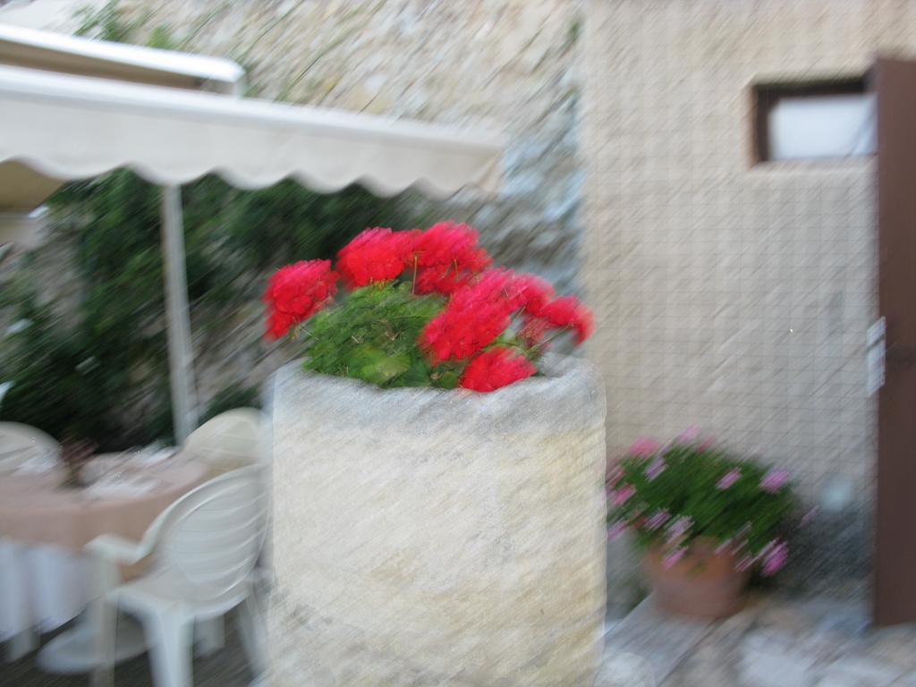 Logis Hotel Restaurant Les Geraniums Le Barroux Exterior photo